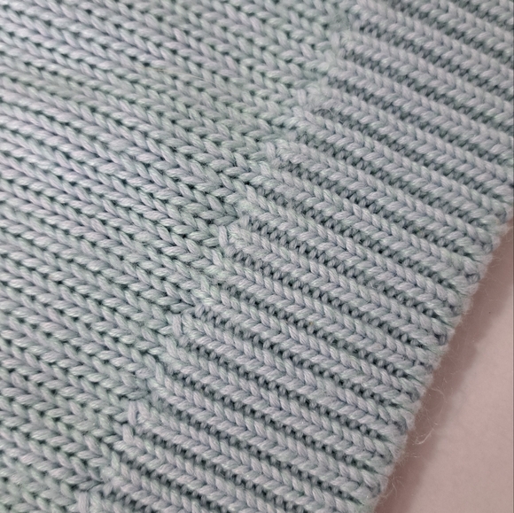 Lovers + Friends Light Blue Vanish Mock Neck Sweater Size Small - Picture 12 of 12